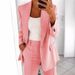2025 New European American Hot-Selling Plus Size Women's Fashion Slim Fit Lapel Cardigan Elegant Blazer And Pants Set_ecoleips.com