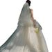 Women's Clothing New Forest Style High End Dress With Long Train_ecoleips.com