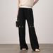 Suitable For All Seasons Italian JIN Imported Fabric ~ Wrinkle-Resistant Breathable Drawstring Lyocell Linen Blend Casual Pants For Women Z44034_ecoleips.com