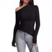 Cross Border European And American Style Women's Autumn Top, Sexy Off Shoulder Fashion T Shirt, Milk Silk Long Sleeve Women's Clothing_ecoleips.com