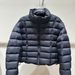 girl 2025 Winter New Stylish Ribbed Down Jacket For Women, Short Stand Collar, Korean Fashion Puff Soft Coat_ecoleips.com