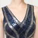 Women's Clothing sexy sequined deep V-neck dance host performance dress cocktail party sleeveless mesh dress_ecoleips.com