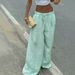 Women's Solid Color Slimming Long Pants 2026 New Summer Thin Casual Loose Fit Bottoms for Foreign Trade_ecoleips.com