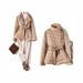 Women's Clothing Women's Slimming Belted Quilted Coat With Lapel Collar - Lightweight Winter Jacket In Black, Khaki, Coffee Brown_ecoleips.com