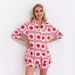 Verve 2025 Spring Summer New Style Lapel Short Sleeve Pocket INS Casual Loose Vacation Two-Piece Set For Women_ecoleips.com
