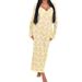 Sexy Lace Hollow Out Long Sleeve Long Dress Women Evening Party Nightclub Outfit_ecoleips.com