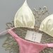 2026 Pink And White Color Block Bikini Tie-Up Swimsuit Girlish Style Alluring Thong Bikini Set for Vacation Regular Size_ecoleips.com