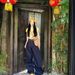 Cross-border Dark Blue Vintage Loose Wide-leg Pants For Women, High-waisted Drapey Jeans, Versatile Summer Floor-length_ecoleips.com