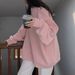 cotton Casual Sweatshirt Women, Spring Autumn Thin Loose-fitting Korean Style Trendy Student And Friendship_ecoleips.com