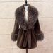 Women's Clothing Luxury Leopard Print Faux Fur Coat – Oversized Detachable Fur Collar & Waist Belt (L-XXL, 15 Colors)_ecoleips.com