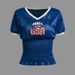 Millennium Cut Short Sleeve T-Shirt for Women Brazilian Street Style Summer Casual Gothic Retro Letter Print_ecoleips.com