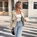 ng2510292 European American Style Short Trench Coat Women, New Spring Autumn Collection, With A Drawstring Waist, Loose Fit,_ecoleips.com