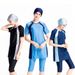 Women's Clothing Sunscreen Cropped Pants Short Sleeved Three Piece Swimsuit_ecoleips.com