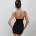Women Trendy Street‑Style Mini Dress With Delicate Lace Patchwork, Spaghetti Straps & Open‑Back Detail_ecoleips.com
