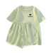 Women's Korean Style Milk Silk 2-Piece Set - Loose Short Sleeve Top & Drawstring Shorts (Casual Sportswear, Trendy & Breathable)_ecoleips.com
