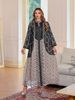 Verve New Heavy Embroidered Mesh Robe Clothing Xinjiang Oman Abaya Muslim Women's Wear_ecoleips.com