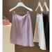 Elegant High-Waisted French Style Acetate Satin Midi Skirt Slim Fit A-Line Short Skirt for Women Unique Summer 2026 Fashion_ecoleips.com