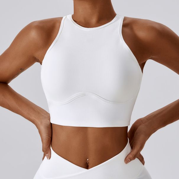 Women's Clothing Shockproof High Strength Running Fitness Sports Vest Threaded Hollow Beautiful Back Tight Yoga Bra 8333_ecoleips.com