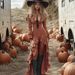 Women's Long Sleeve Bohemian Style Ruched Ruffle Hem Irregular V-neck Maxi Dress_ecoleips.com