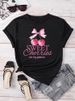 European And American Cross-border Foreign Trade Wholesale Clothing, Colorful Cherry Pattern Round-neck Plus-size_ecoleips.com