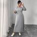 Women's Clothing Plus Size Clothes Elegance Hooded Dress – Women's Bodycon Long Dress With Niche Design, Autumn Streetwear Essential"_ecoleips.com