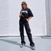 2023 European And American Independent Site New Autumn/Winter Women's Pants, Unique Fashionable Patchwork_ecoleips.com