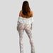 S32193 Cross-Border European And American New Sexy Hollow See-Through Flared Long Pants Fashion Lace Top Set For Women_ecoleips.com