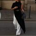 Women's Asymmetrical High Neck Pleated Sleeveless T-Shirt Style Slim Fit Base Layer Fashionable Elegant New Spring Summer_ecoleips.com