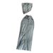 Women's American Style Denim Suit Asymmetrical Cropped Strapless Top High Waisted Split Hem_ecoleips.com