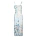 AD185 Cross-border Pure Desire Waist-Cinching Mesh Printed Strapless Backless Spring/Summer Lightweight Bodycon_ecoleips.com