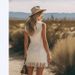 Women's Clothing Western Style Retro Tassel Faux Suede Mini Dress V Neck Zipper Front Hot Selling Women's Clothing_ecoleips.com