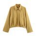 Women's Spring Fashion Faux Suede Bomber Jacket – Stylish & Lightweight Outerwear_ecoleips.com