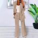 2024 Cross-Border Spring Autumn New European And American Fashion Solid Color Slim Cardigan Elegant Blazer Women's Suit_ecoleips.com