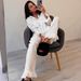2026 European And American Autumn Winter New Crepe Cotton Polka Dot Sleeve Long Pants Ruffle Sleepwear Set Cross-Border_ecoleips.com