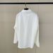 Women's French Style Pleated Collar White Shirt Soft Gentle Drawstring Design Slimming Elegant Versatile for Commuting_ecoleips.com