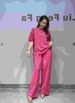 Women's High-End Wide Leg Pants Suit With Rhinestone Short Sleeve T-Shirt Two Piece Set For Summer Evening Wear_ecoleips.com