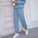 Women's Casual Long Pants, Loose Fleece Jogger Pants_ecoleips.com
