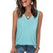 Women's Clothing Summer Hot Selling Women's Tops V Neck Loose Sleeveless Casual Vest_ecoleips.com