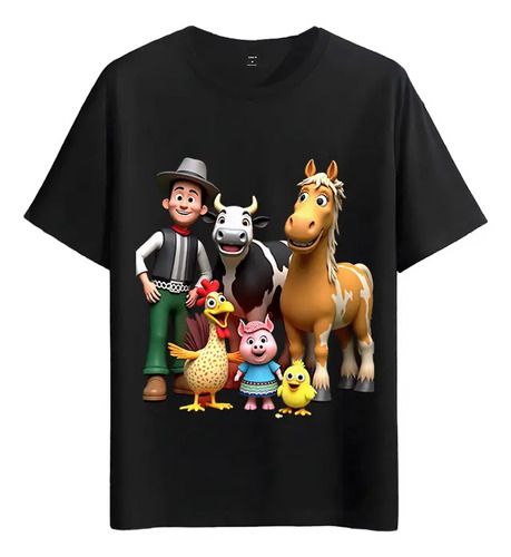 Women's T-Shirts T-shirt Muscle Freaks Drawings Animated Farm Style_ecoleips.com