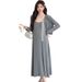 Autumn New Korean Fashion Wear Knitted 2-Piece Maternity Dress_ecoleips.com