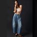 Women's Clothing Spring Casual Loose Mid Waist Tube Shaped Women's Jeans_ecoleips.com