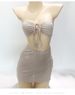 Qianmo Women's Sexy Bikini Swimwear Two Piece Set Wire-Free Chest Pad European American Sports Style for Ages 16-45_ecoleips.com