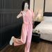 European Fashion Sports Suit For Women Summer 2025 New Casual Youthful Elegant Short Sleeve Wide Leg Pants Two-Piece Set_ecoleips.com