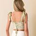Aria Basics Aria Basics Cross-border Foreign Trade European And American Women's Clothing 2025 Summer Floral Fashion Lace-up Sexy_ecoleips.com