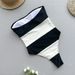 2024 One-piece Swimsuit European And American Style , New Sexy Striped For Women, Swimwear Wholesale_ecoleips.com