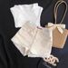 Super Girl Lace Trim Denim Shorts 2025 Summer Thin High-Waisted Stretch Slimming A-Line Hot Pants_ecoleips.com