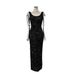 "Elegant Sequin Stretch Dress With High Slit - Sophisticated Thai-Inspired Party Gown For Women"_ecoleips.com