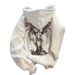 American Print Fleece Lined Long Sleeved Top for Women Casual Style Autumn Winter New_ecoleips.com