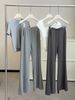 Women's High-Waisted Flared Pants Casual Sporty Style Slimming Wide Leg Luxurious High End Simple Versatile Summer Bottoms_ecoleips.com