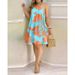 Women's Clothing Off-Shoulder Halter Neck Dress Loose Style Spring/Autumn Regular Thickness_ecoleips.com